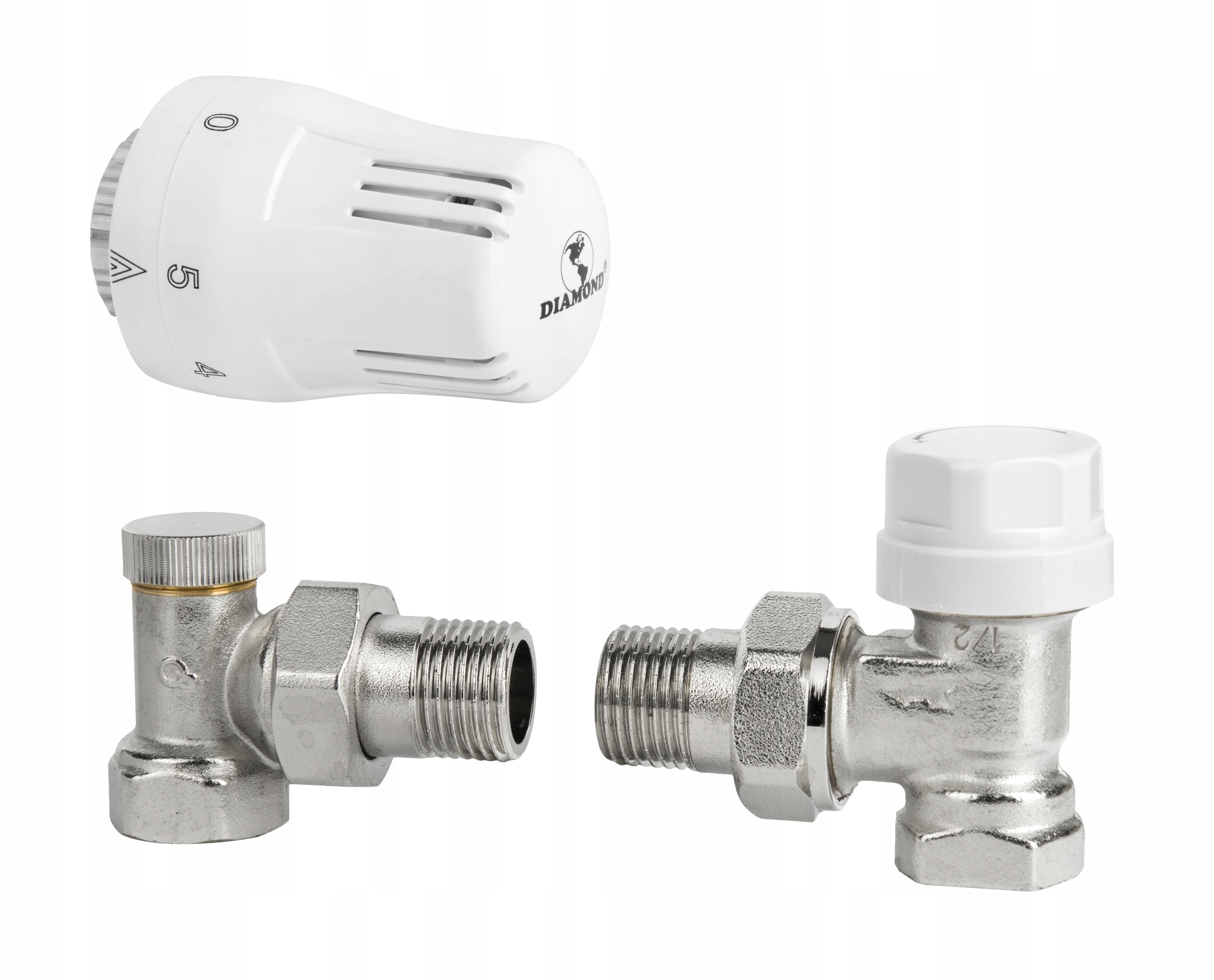 

Zestaw termostatyczny 1/2 Kątowy z głowicą z497