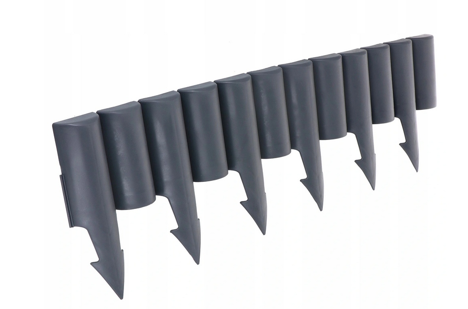 

Płotki ogrodowe Palisady 10szt Grafit 2,5m