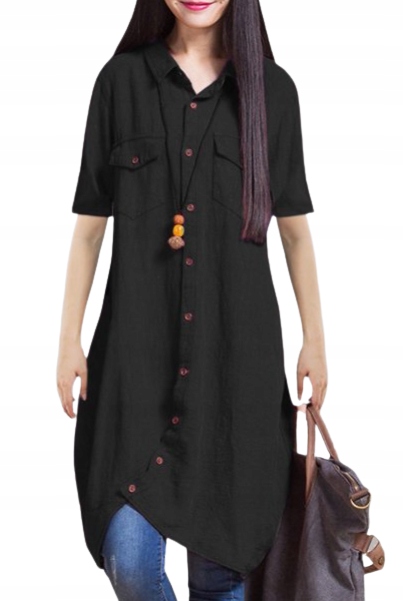 KOSZULA TUNIKA DAMSKA OVERSIZE ROMACCI ROZ: S