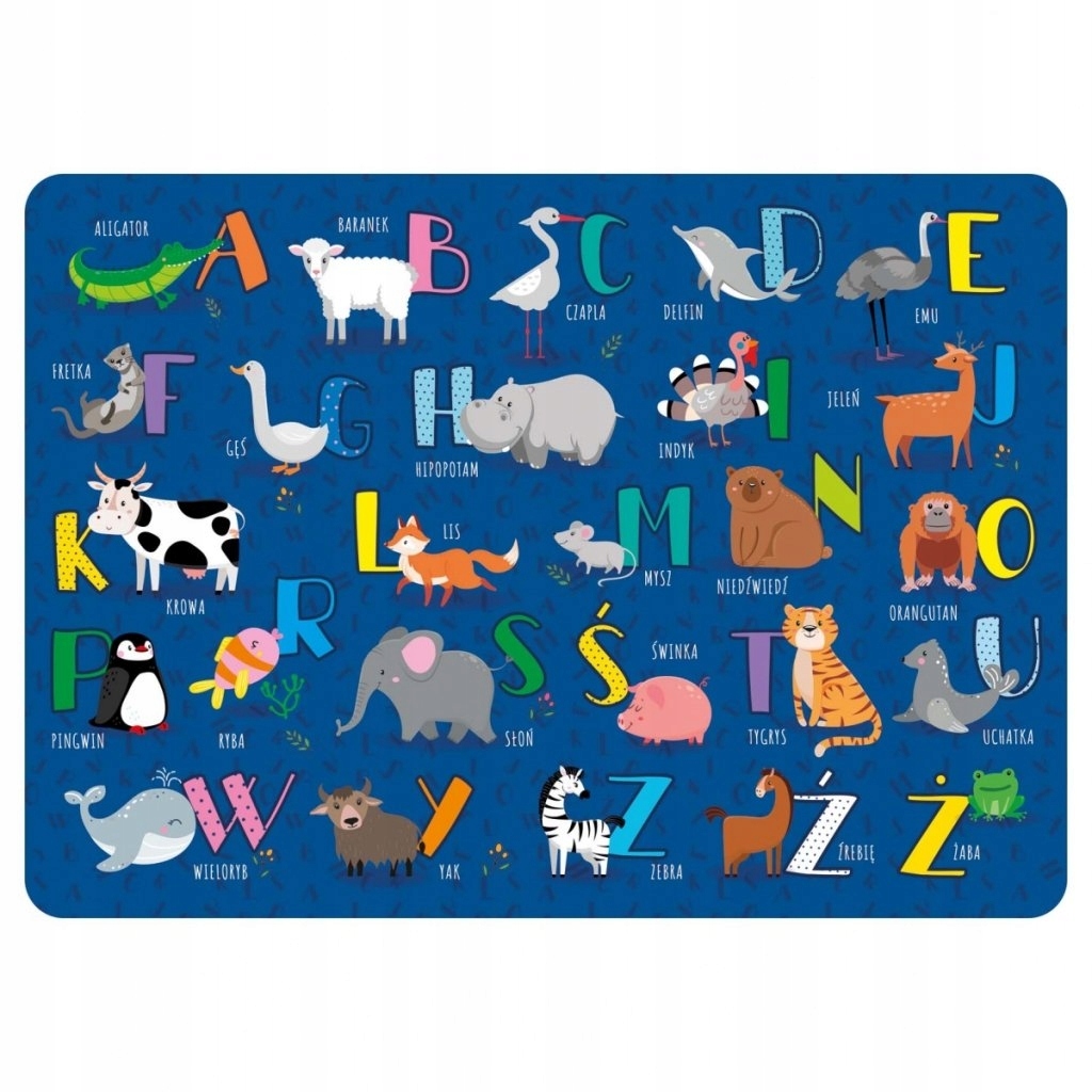 Podkładka laminowana Alfabet