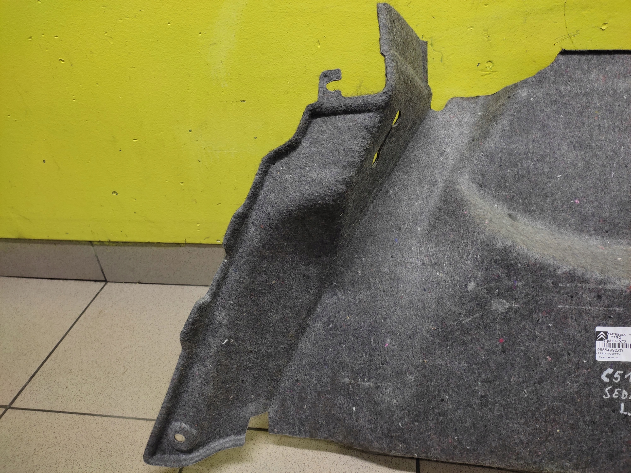 CITROEN C5 III sedan upholstery boot 96554992ZD