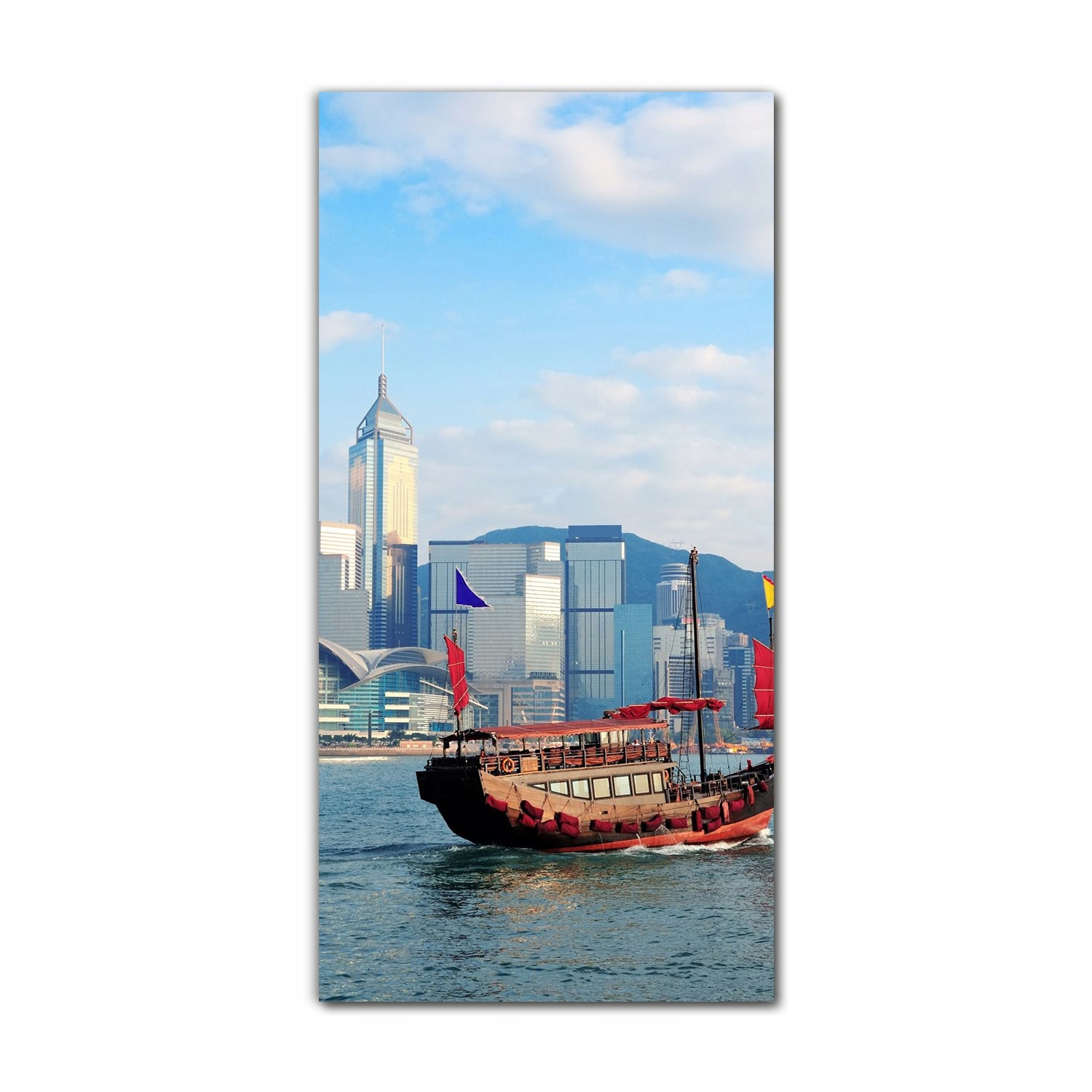 

Obraz szklany nowoczesny 70x140 cm Niebo Hongkong