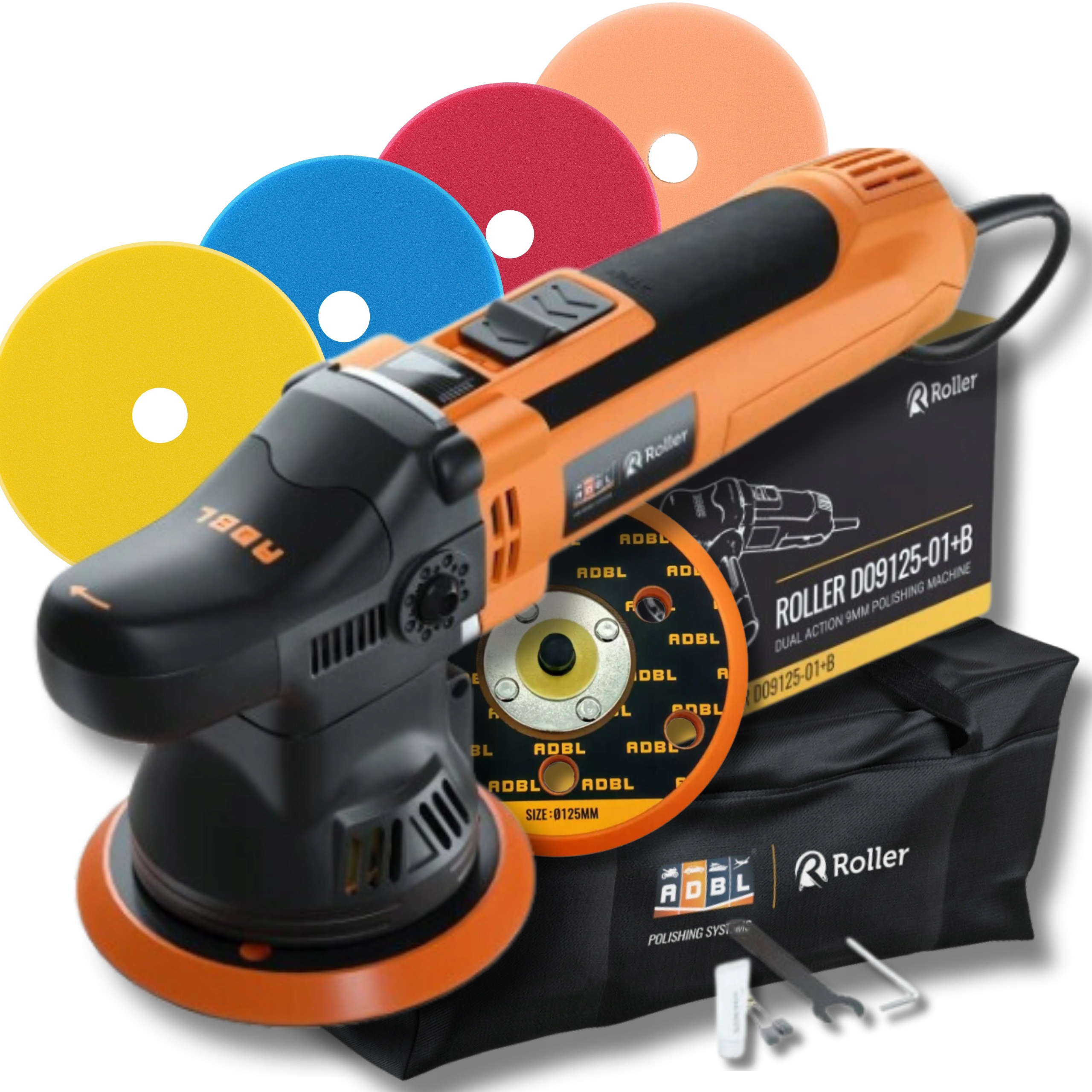 Adbl Roller D09125-01 Leštička Auta Da 4 Leštiace Kotúče 125MM