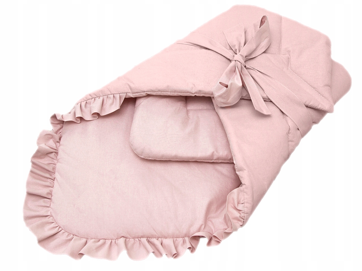 

Otulacz bawełna Rożek becik z Falbaną Usztywniany