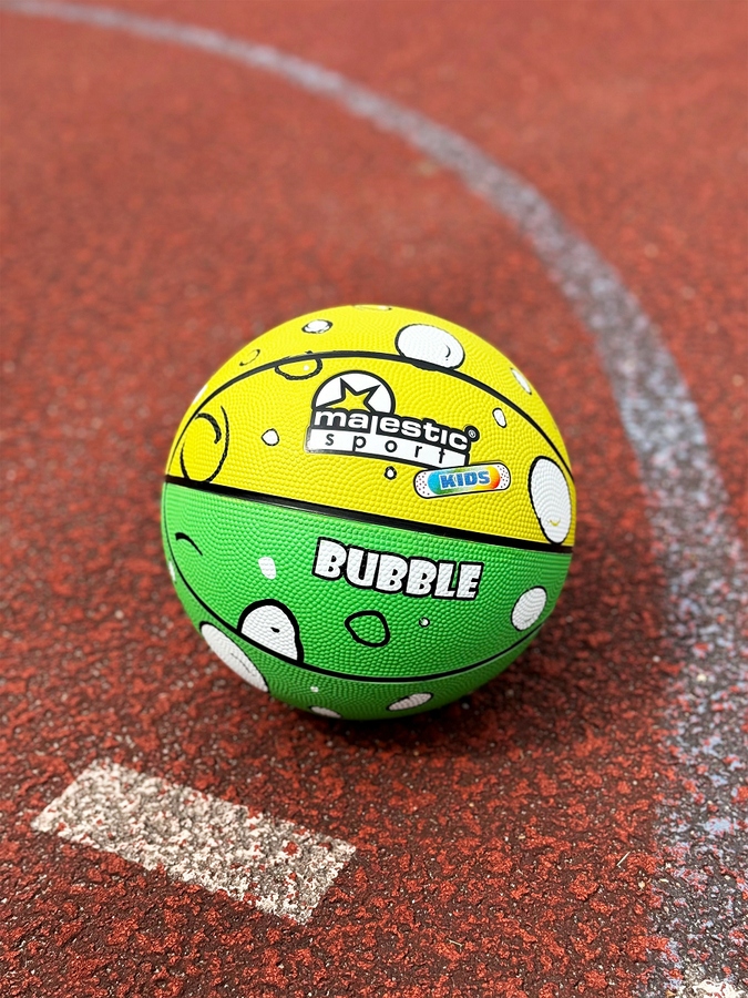 Piłka Do Koszykówki Kosza Treningowa Rekreacyjna Kolorowa r. 4 MAJESTIC Liczba paneli konstrukcji 8