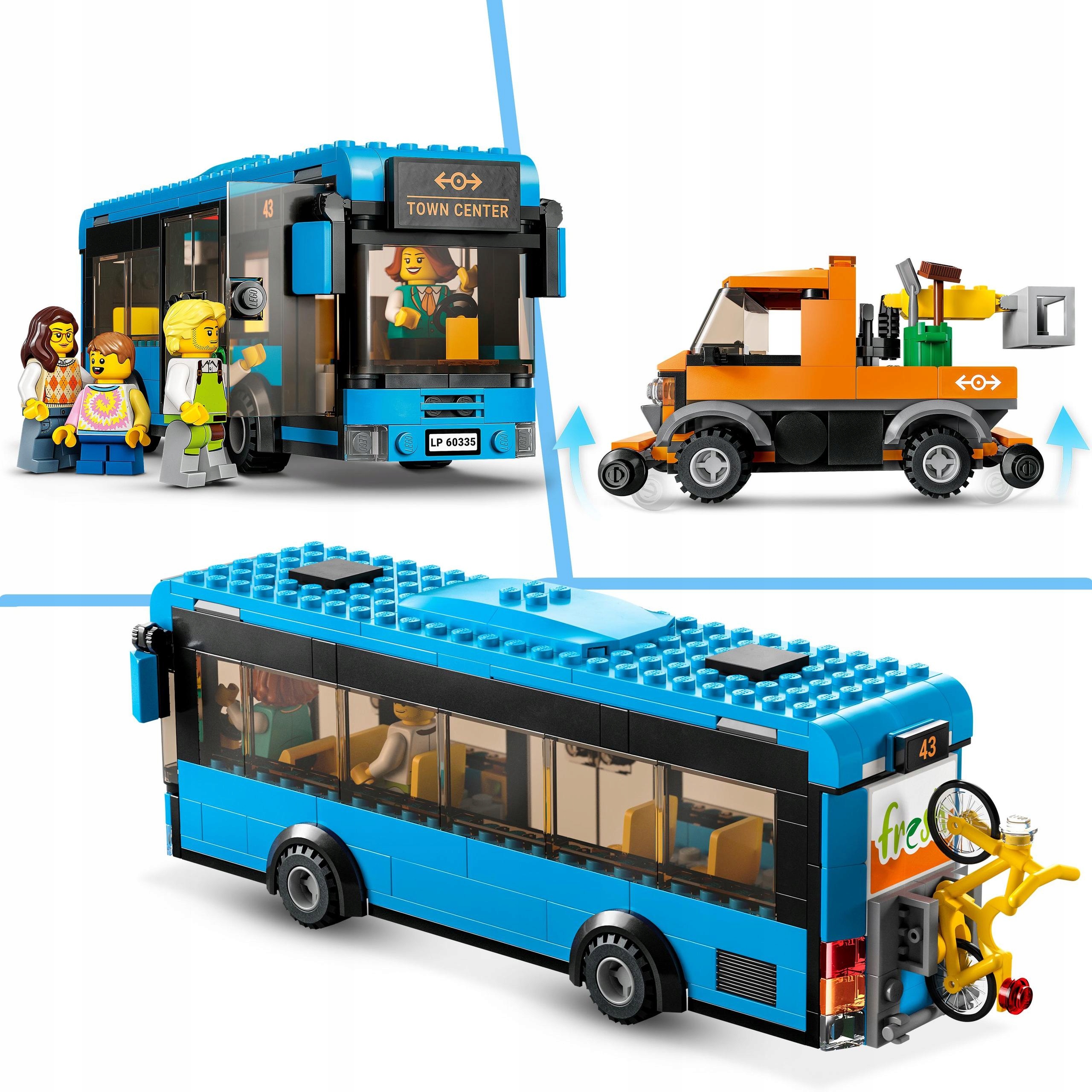 LEGO City 60335 Dworzec kolejowy + Prezent Gratis Nazwa zestawu Dworzec kolejowy