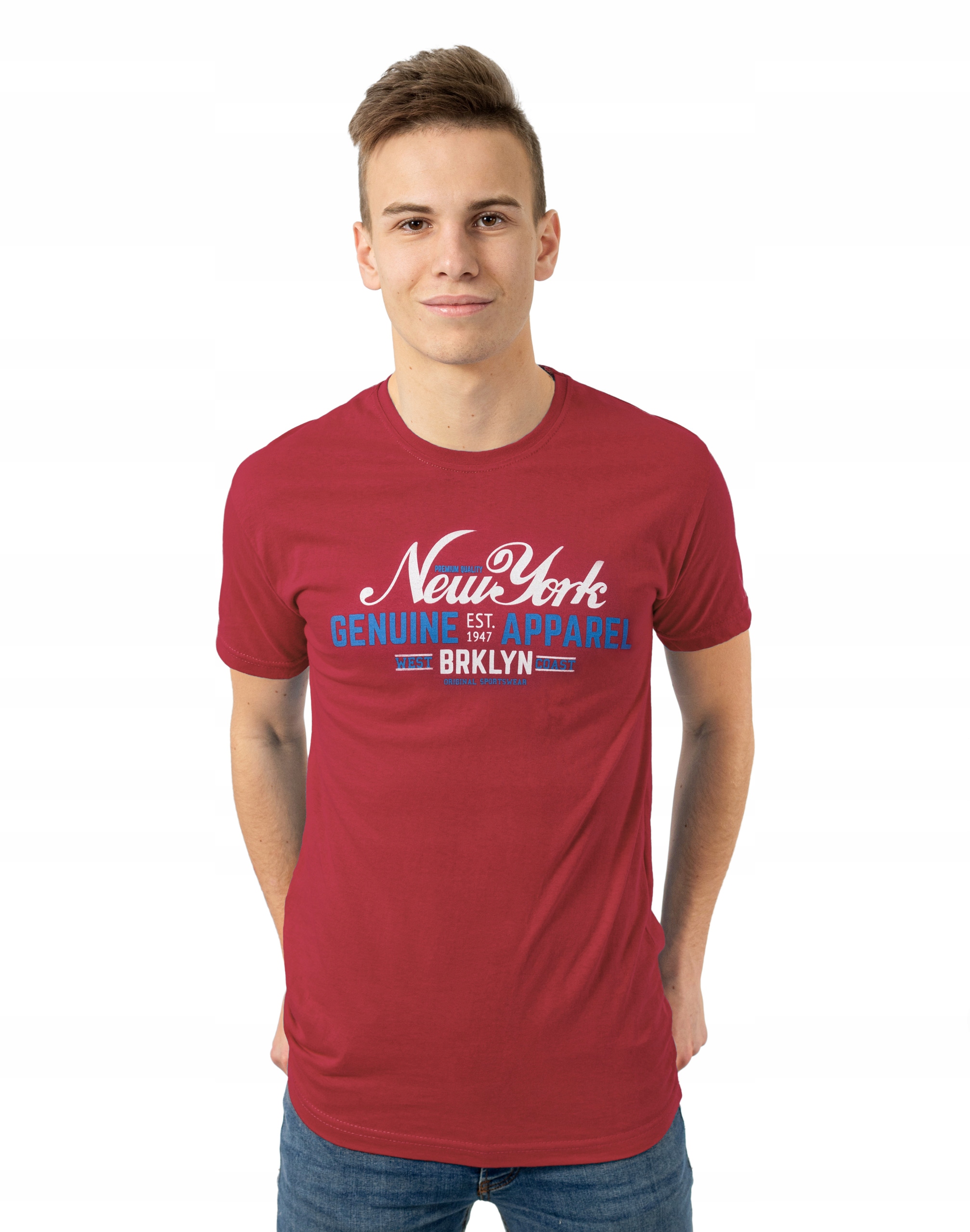 

Duża Koszulka Podkoszulek Tshirt Męski KM16-1 4XL