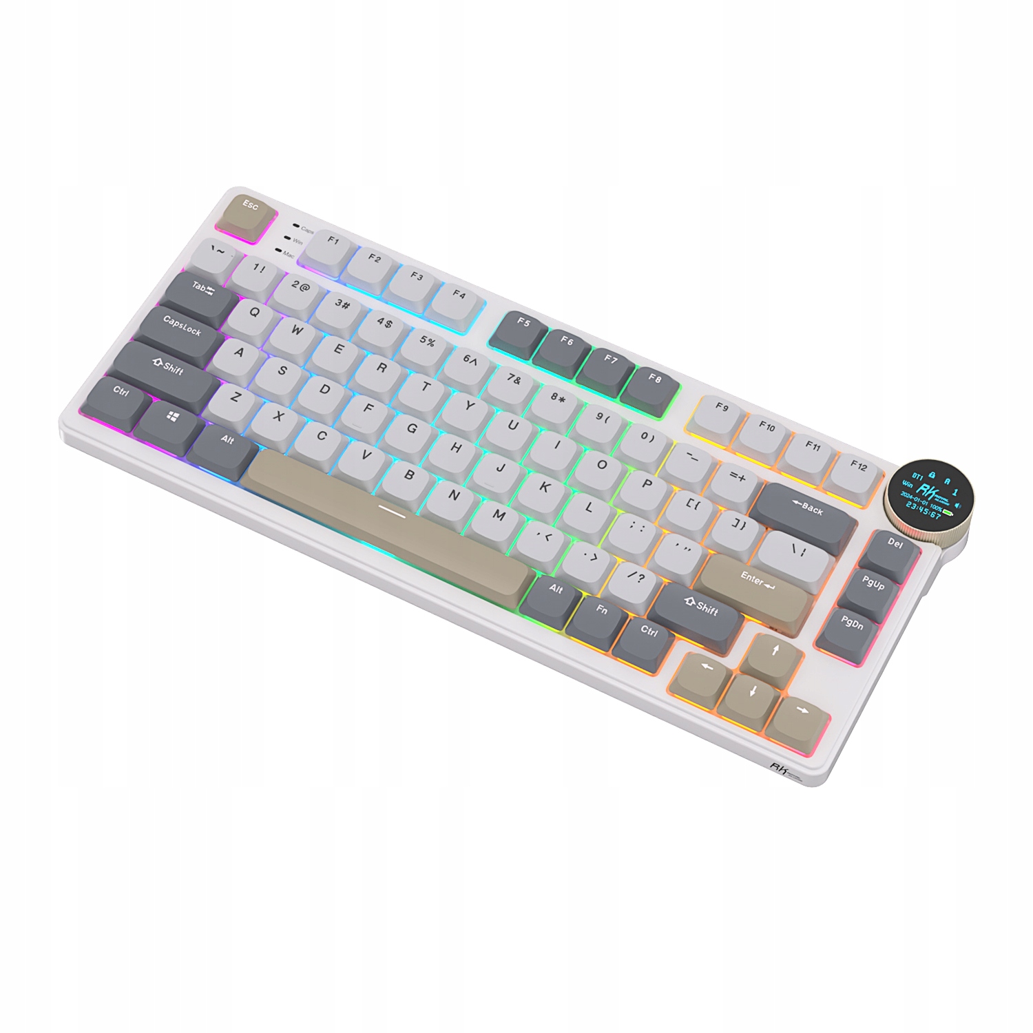 ROYAL KLUDGE RK N80 Pearly Dawn Gaming Keyboard Red switch — 7