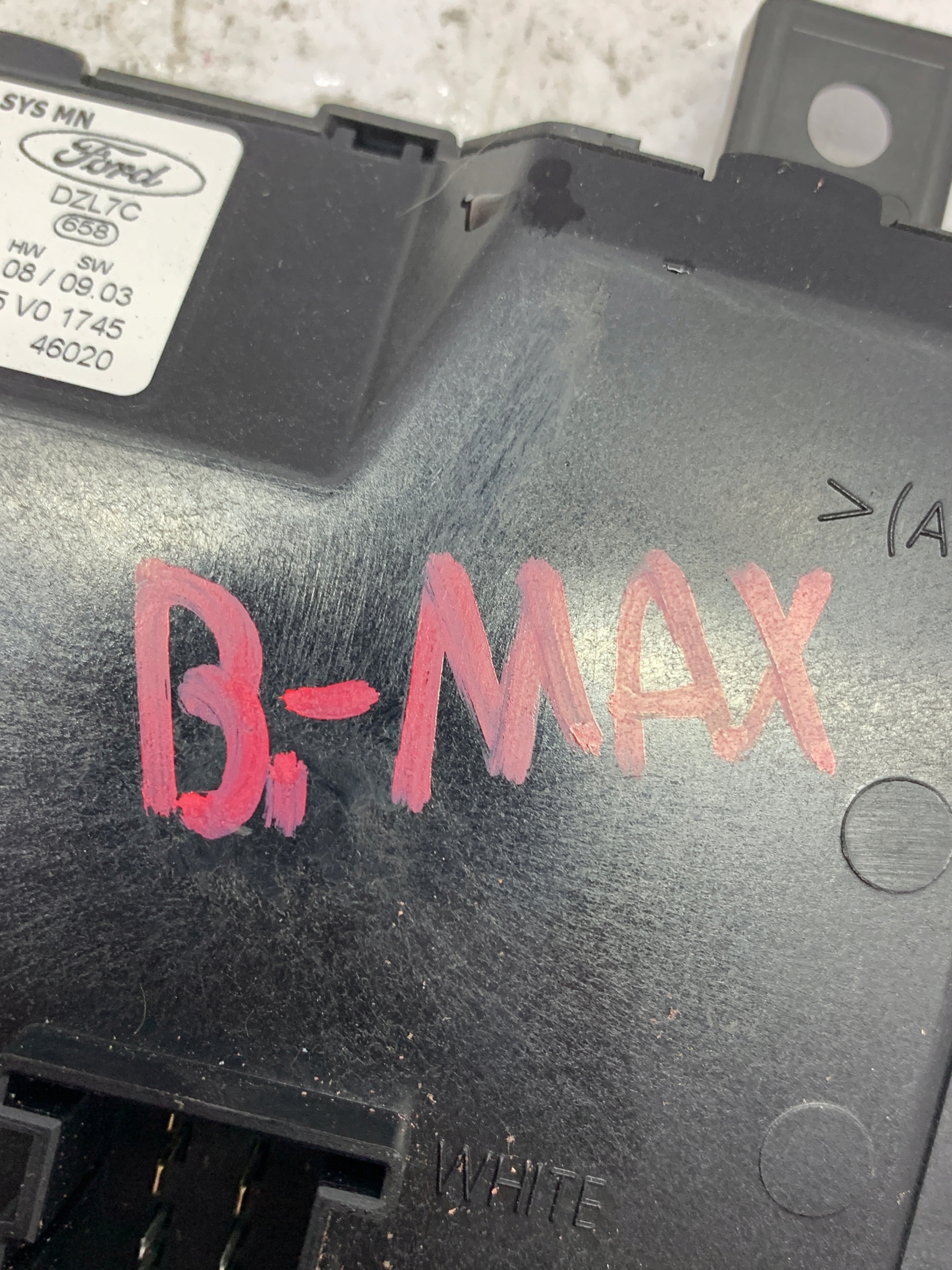 control unit comfort control unit DN1T-15K600-GE FORD B-MAX (2012-2017)1.5 TDCI