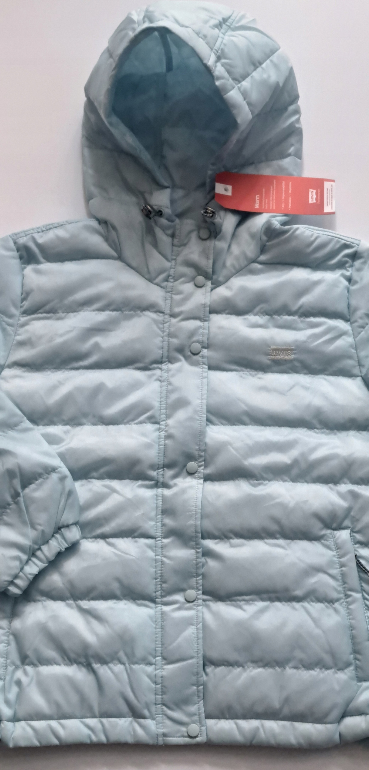 Dámská sportovní zateplená bunda Levi's Performance vel. S Blue Kapuce