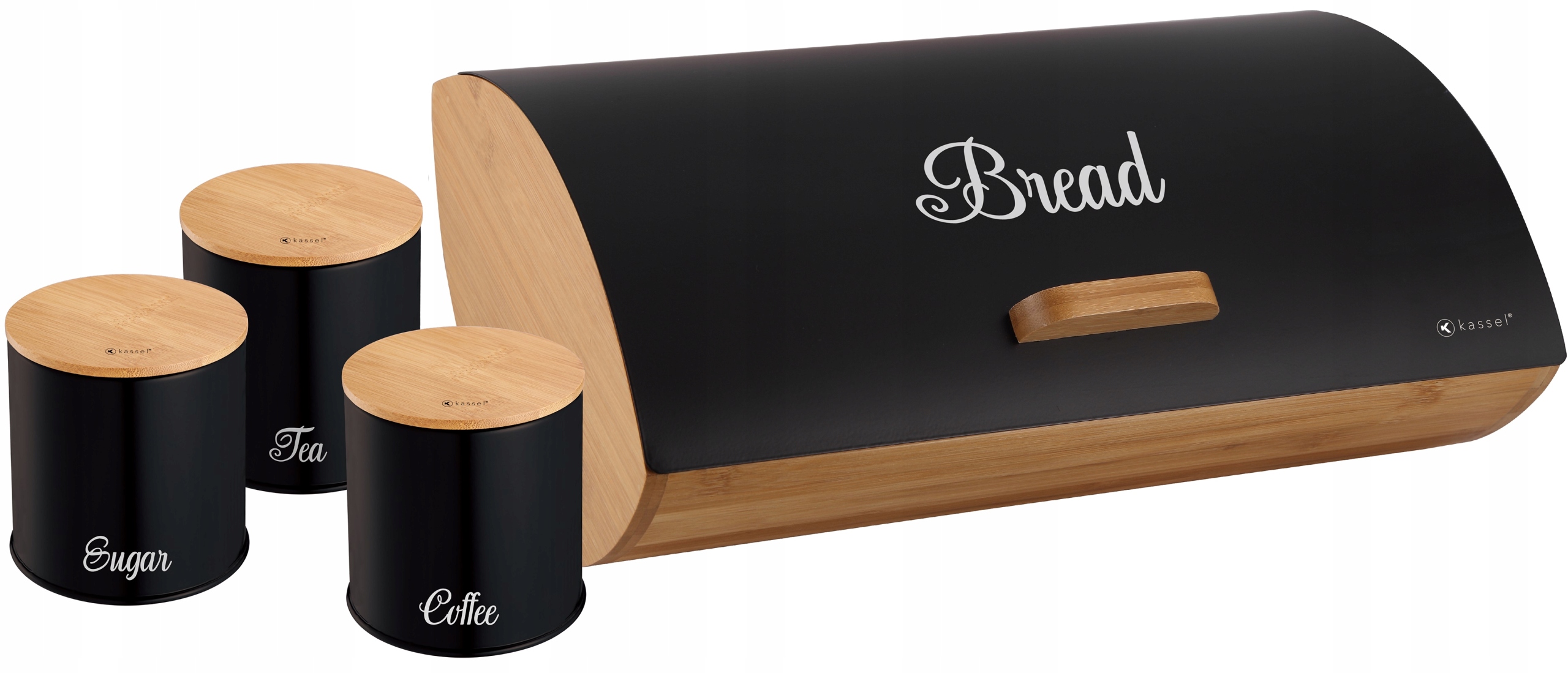 Chlebak zestaw Kassel Cosmic czarny, odcienie brązu i beżu metal