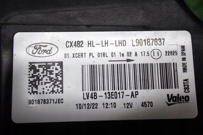 FORD KUGA MK3 III FULL LED 19- reflektor left light left