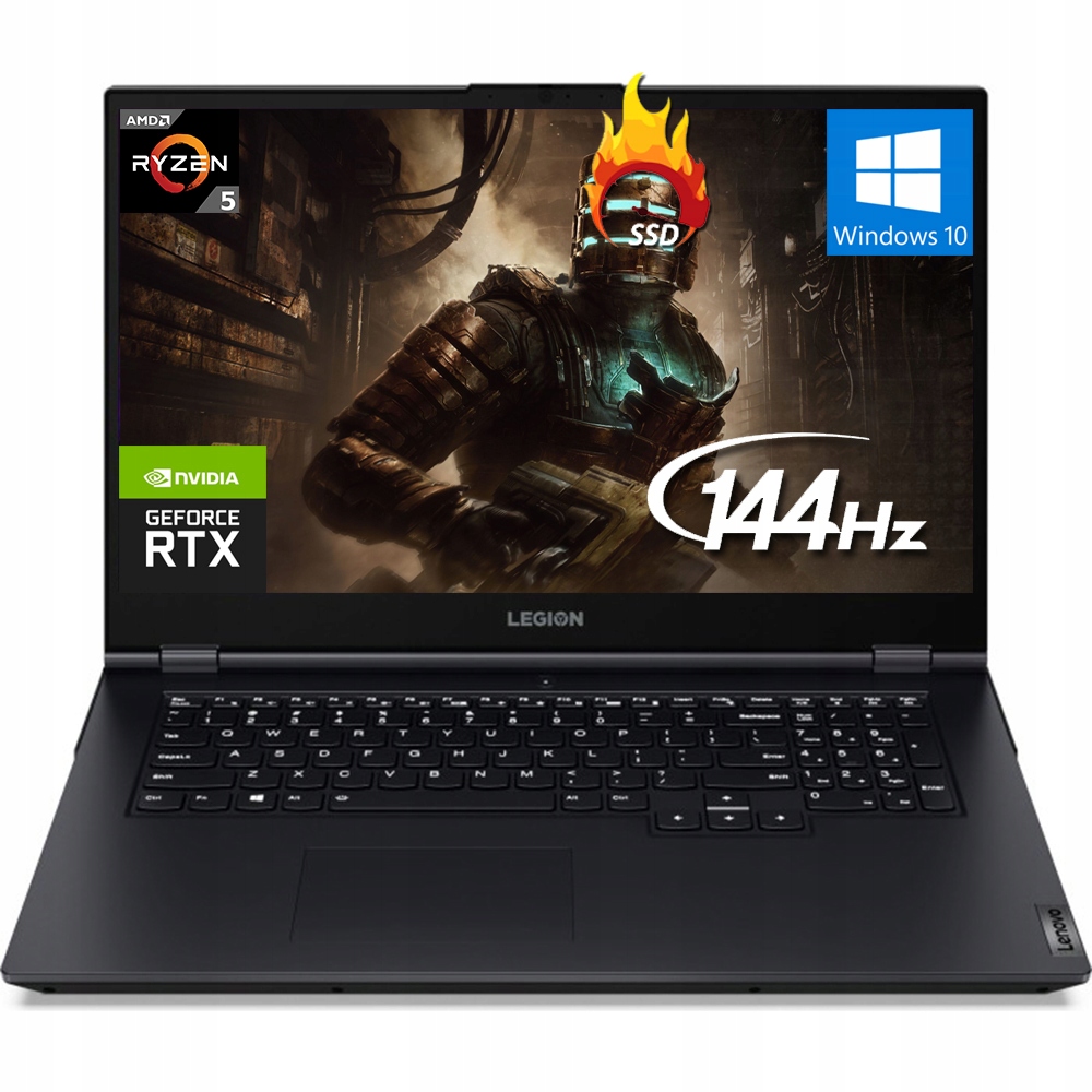 

Lenovo Legion 5600H 17' 144H 16GB SSD512 3050 W10