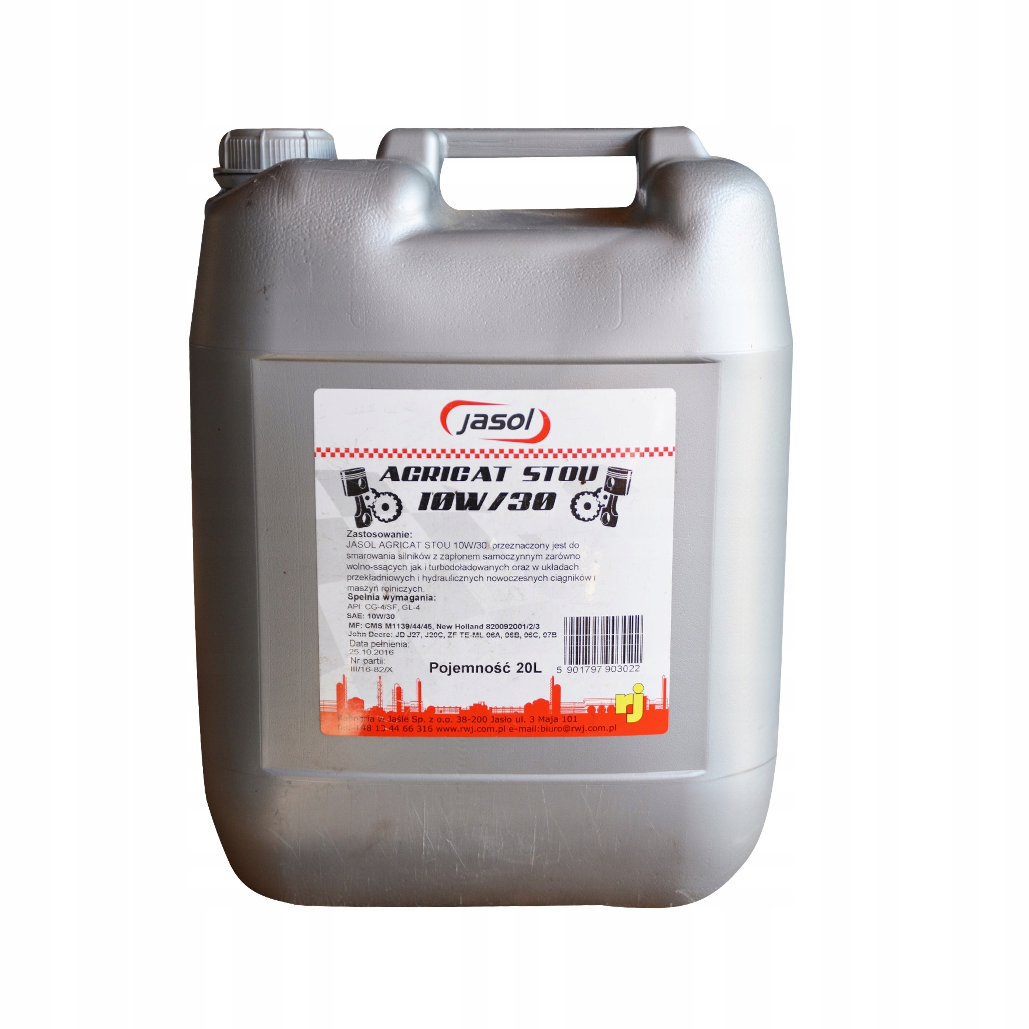 OLEJ WIELOFUNKCYJNY STOU 10W30 20L DYSTRY.