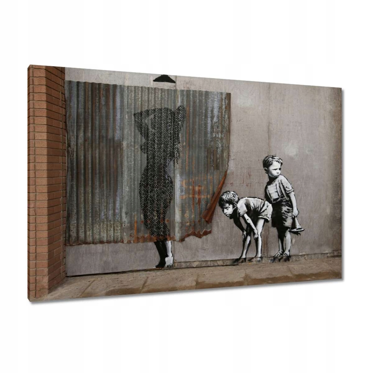 Obrazy 120x80 Banksy Chlapci Sprcha