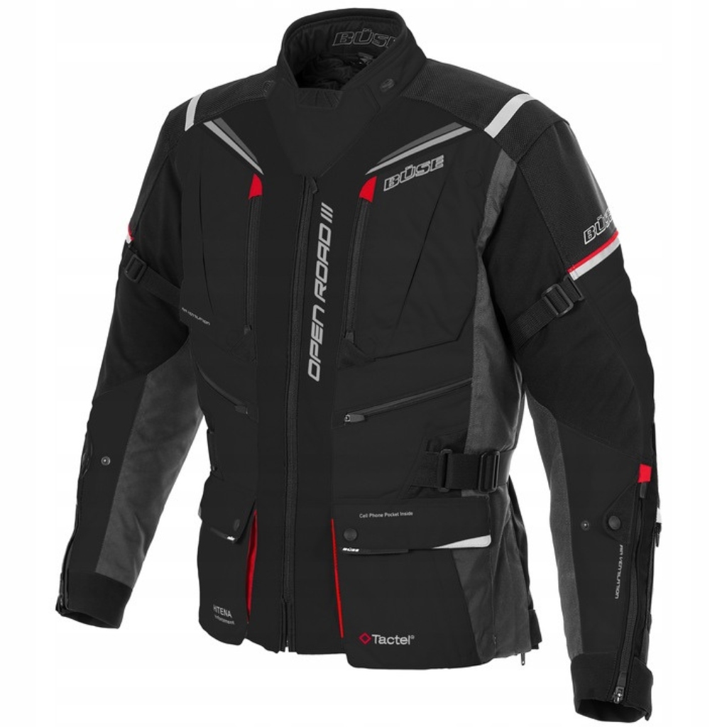 Buse Open Road III Čierna Pánska Textilná Motocyklová Bunda