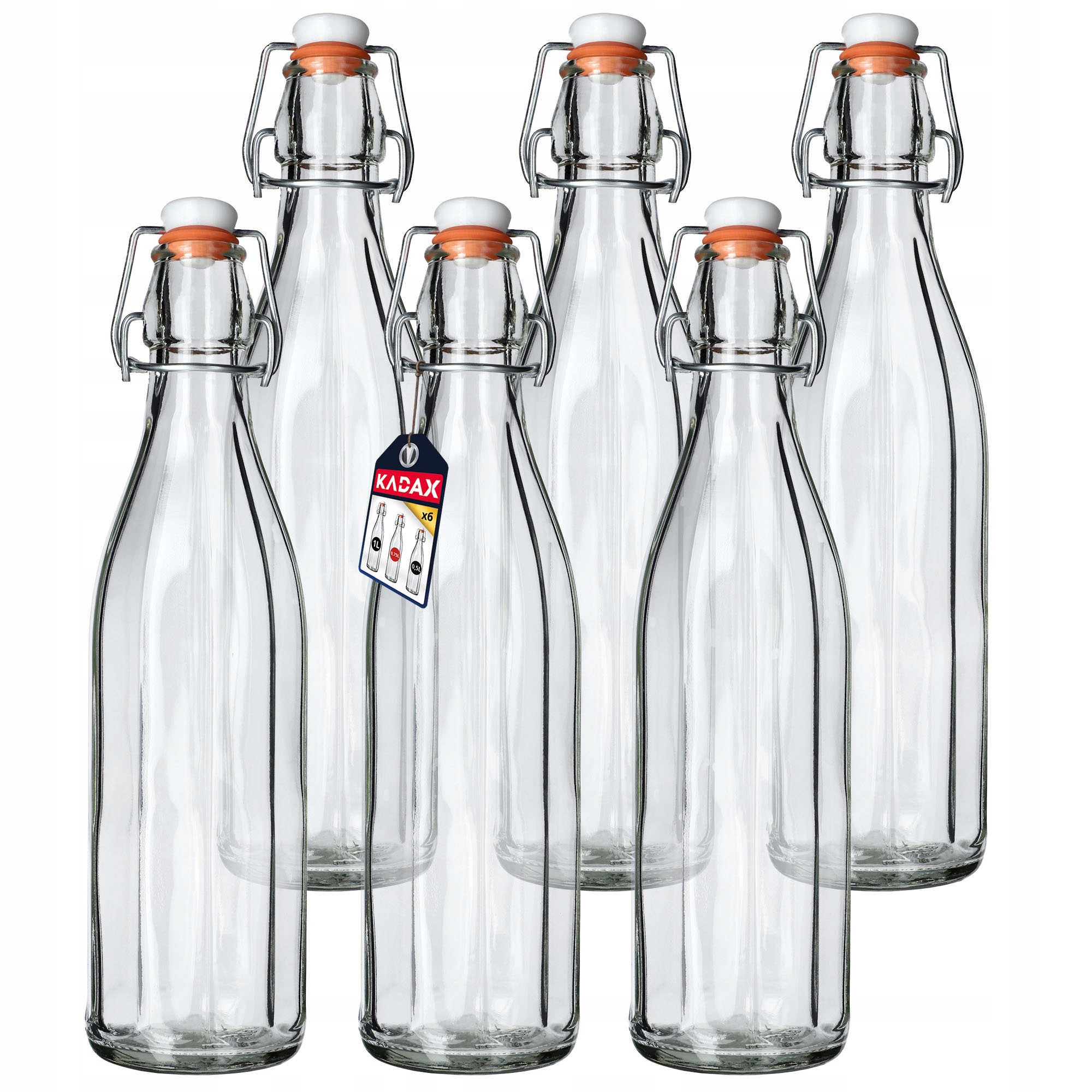 

Szklana Butelka Z Korkiem Na Oliwę Sok 0,75L 6szt