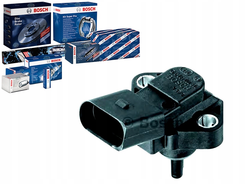 BOS0 281 - ДАТЧИК ТИСКУ BOSCH. Повітря AUDI A6 2,5 TDI 01-B