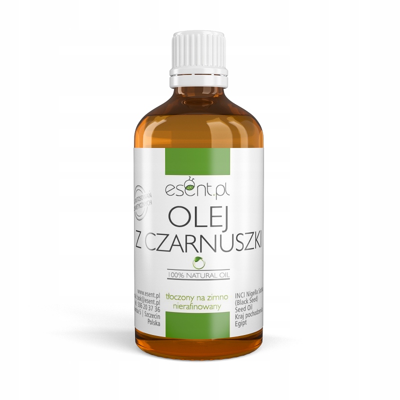 Esent nerafinovaný olej z černého kmínu lisovaný za studena 100 ml 1 ks