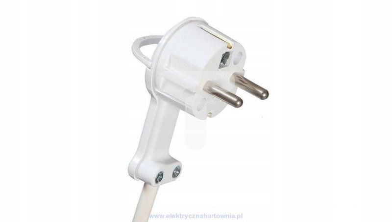 

Wtyczka kątowa Ultra Płaska 16A 2P+Z 250V Uchwyt