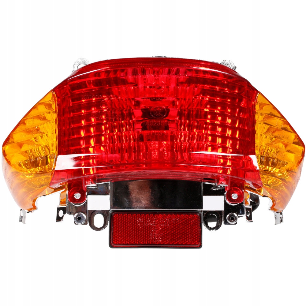 LAMPA TYLNA TYŁ Moretti SKUTER pomarańczowe klosze Numer katalogowy części LTYSKTO1KPOL000