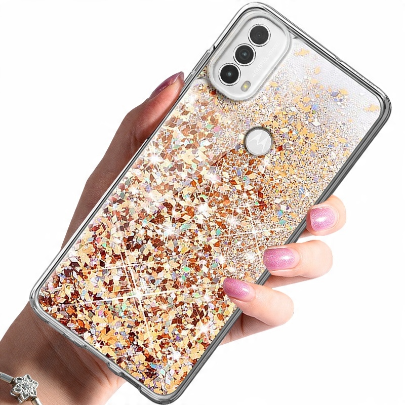 

Etui Brokat Case Szkło do Motorola Moto E30 /E40