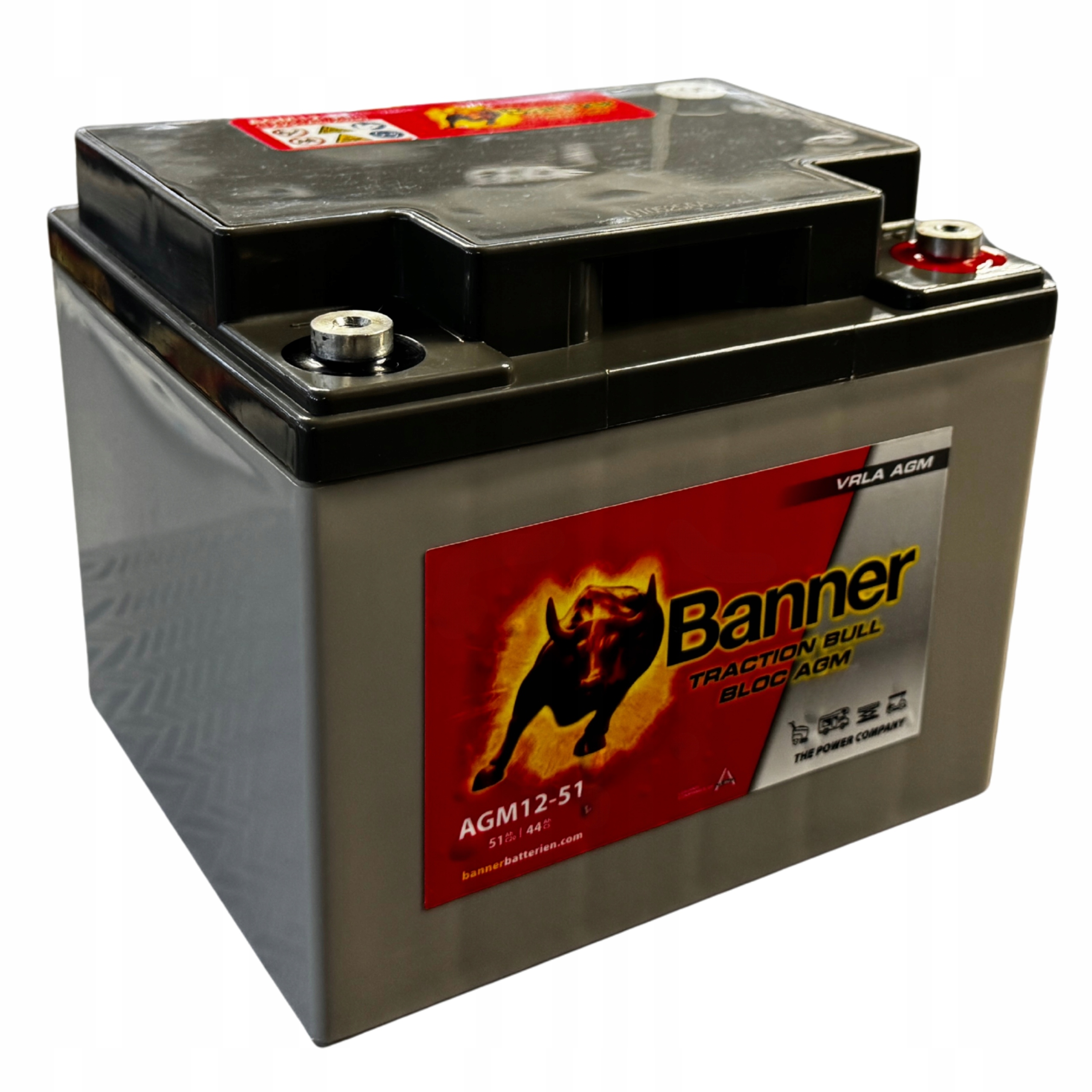 Akumulator Agm 12V/51Ah Banner Traction Bull