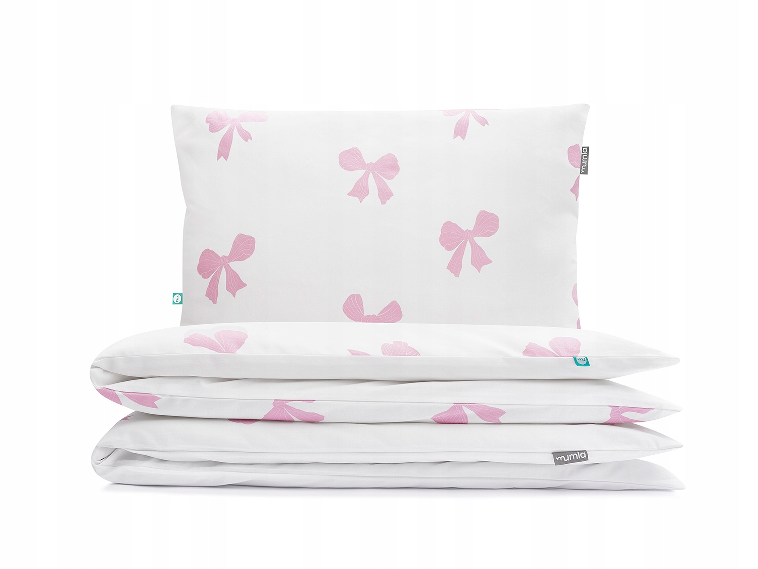 Posteľná Bielizeň Simple Kokardki 220x200 cm 2x 80x70 cm Mumla
