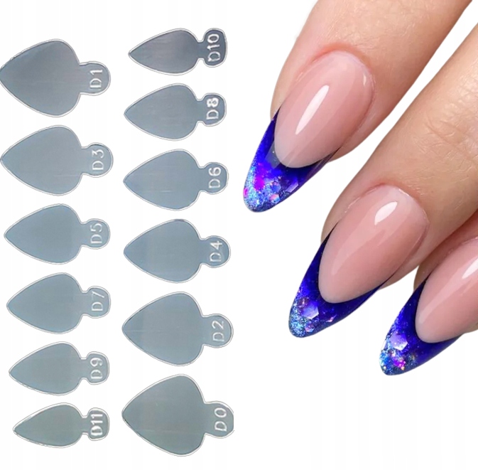 SILIKONOWE FORMY DO DUAL FORM FRENCH KRÓTKI MIGDAŁ Marka inna marka