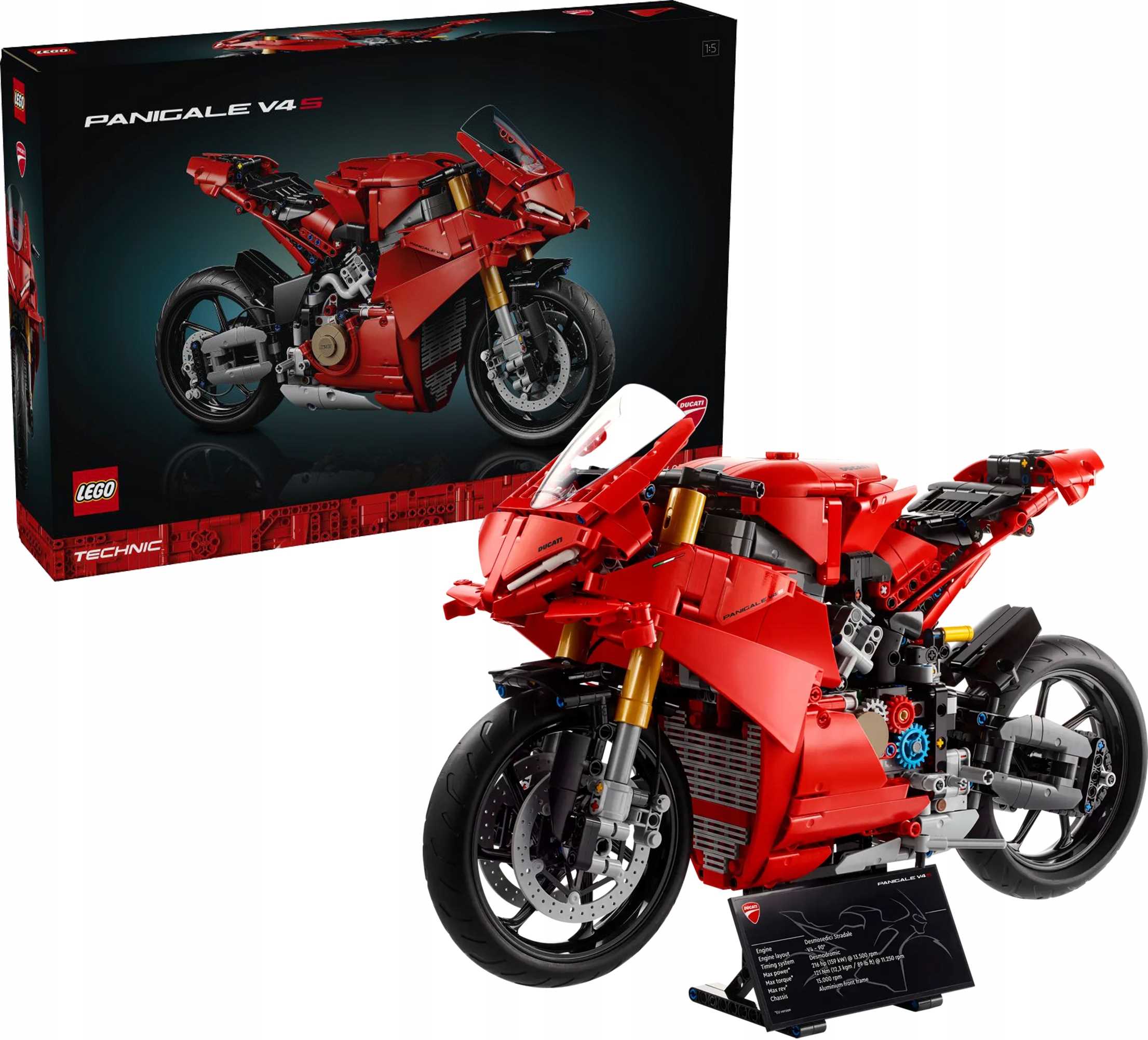 42202 Lego Technic Motocykl Ducati Panigale V4 S