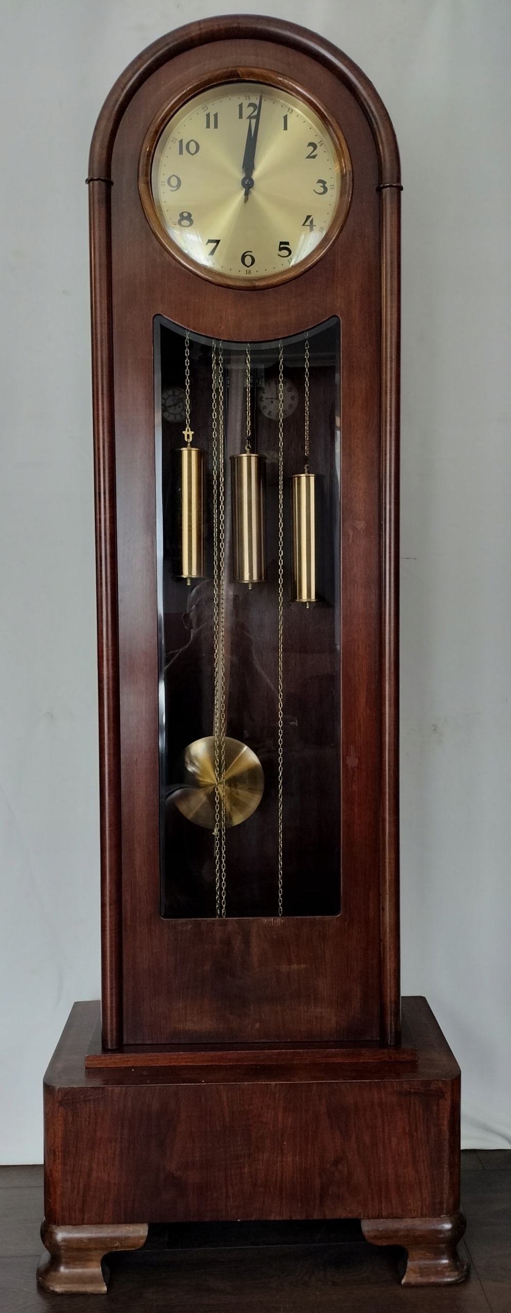 URGOS. KWADRANSOWY. ART DECO. PROSTA FORMA. Unikatowy zegar stojący.