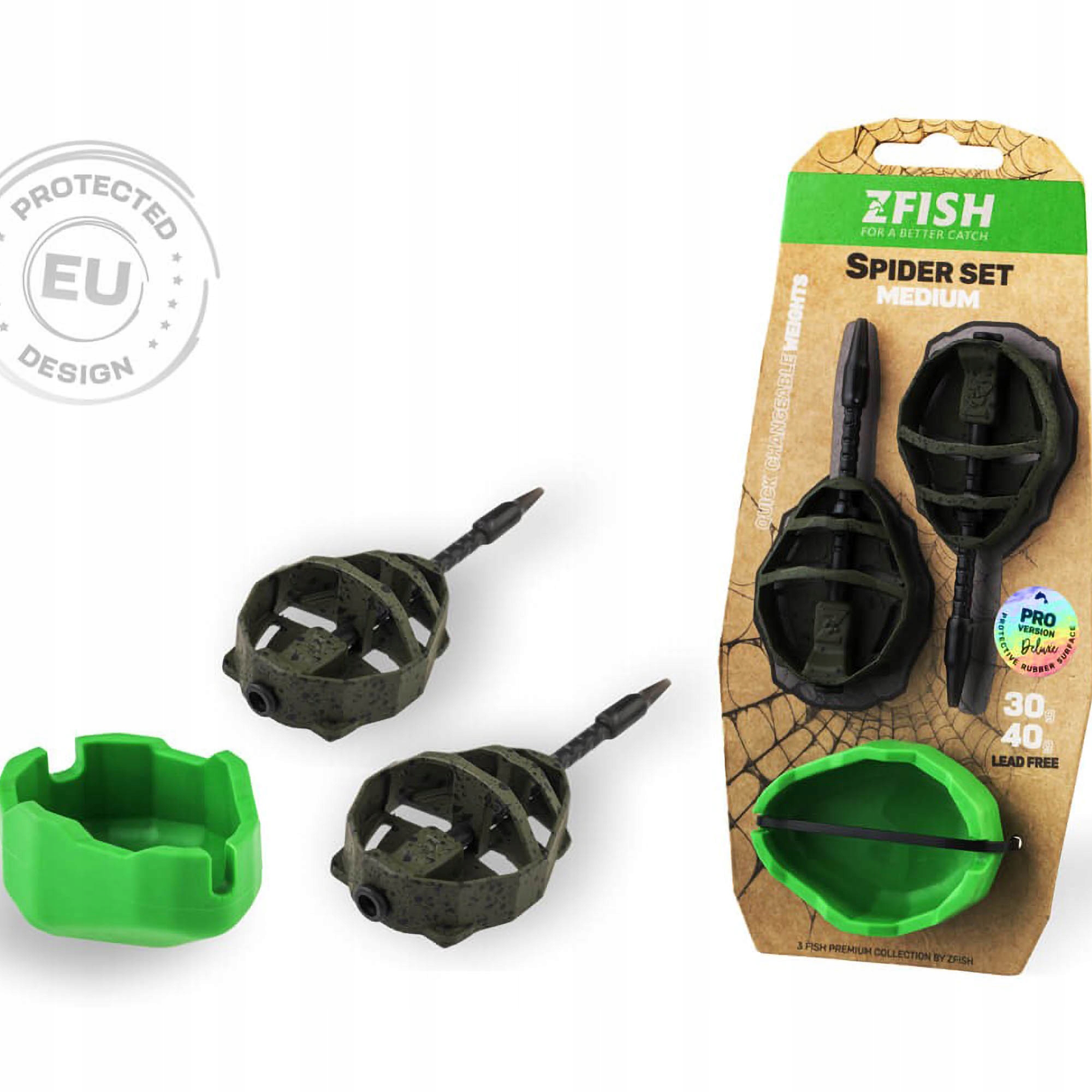 Zestaw Zfish Podajniki Plus Foremka Method Feeder Spider Medium Set 50/60g