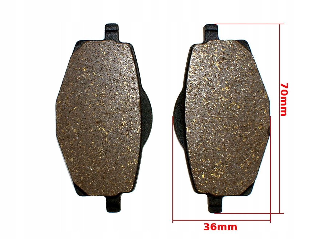 KLOCKI HAMULCOWE YAMAHA TZR50 DT125 MBK TZR50