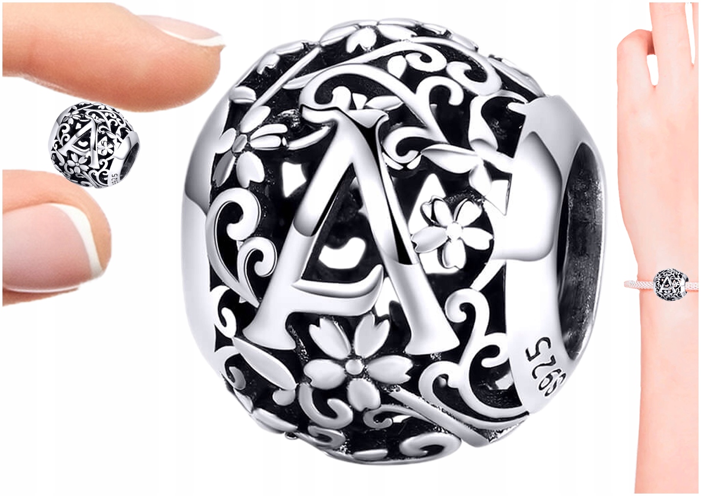 

Charms Litera Koralik Charms Literka Charms