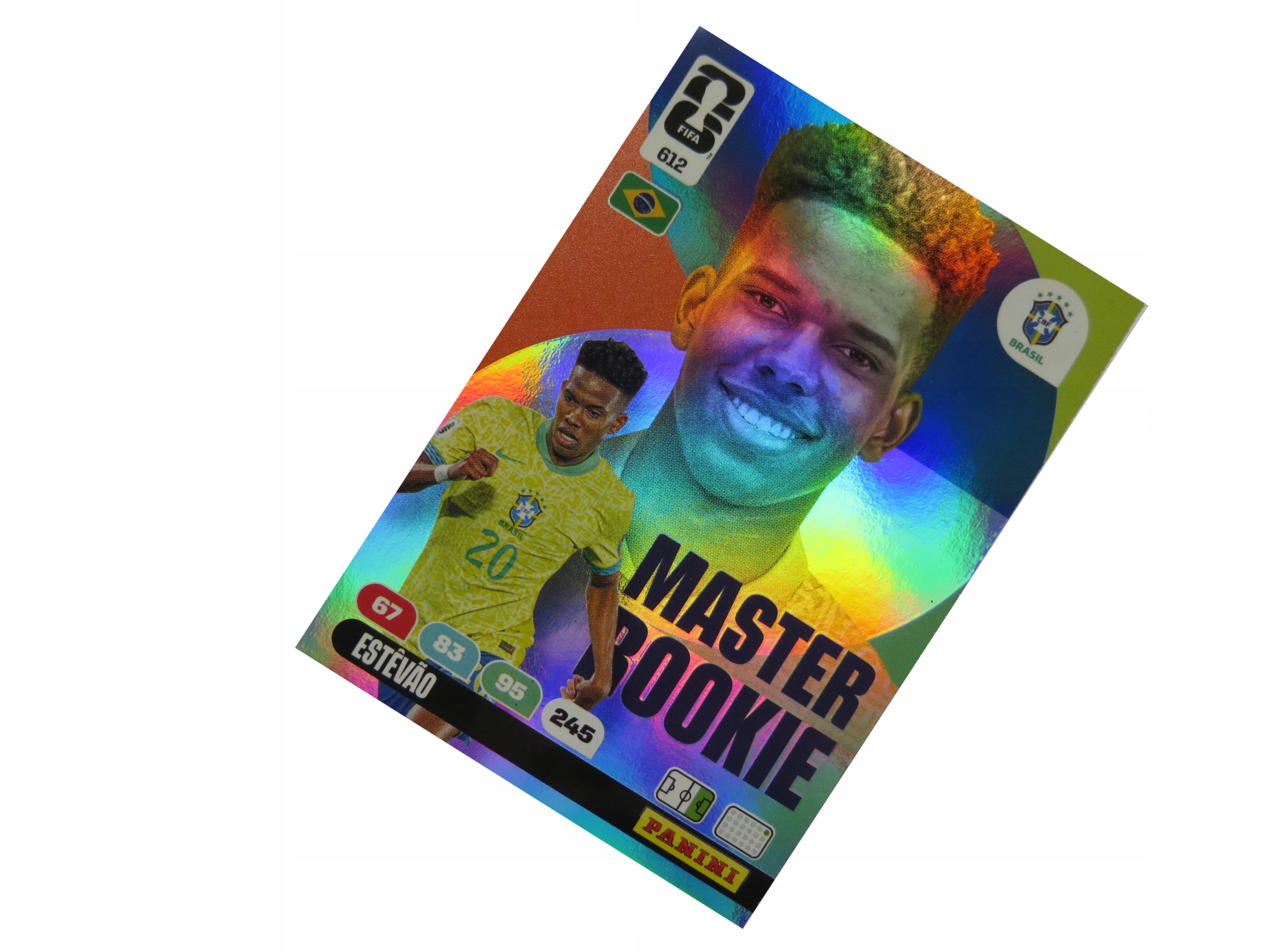 Panini Fifa World Cup 2026 Karta Master Rookie 612 Estevao Brazylia