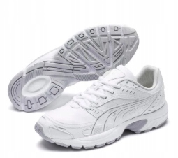 Pánské botasky Puma Axis Sl sportovní tréninkové boty na běh bílé 40,5