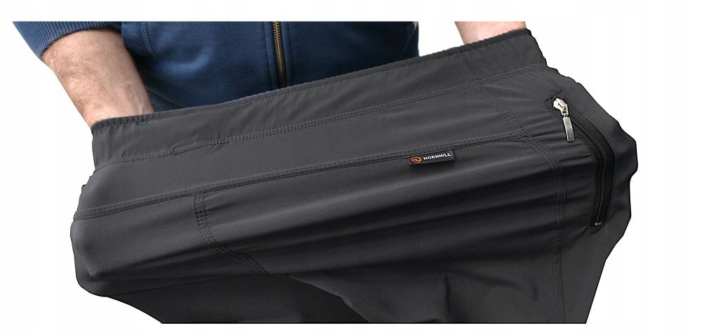 Oddychające Elastyczne Spodnie Turystyczne Trekkingowe DeTrekk Kieszenie rM Rozmiar M