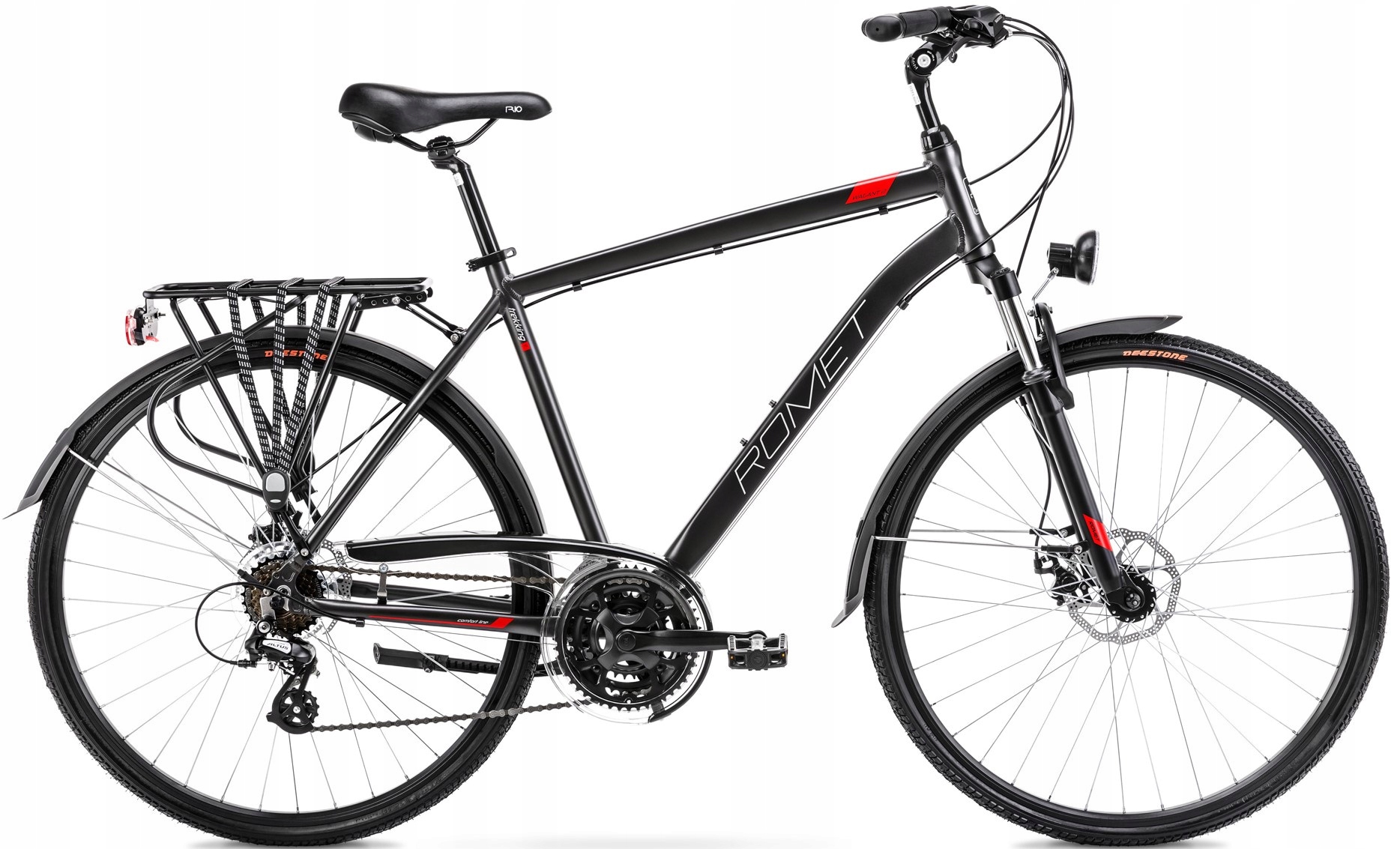 Rower trekkingowy męski Romet Wagant 2 28 XL(23") czarny