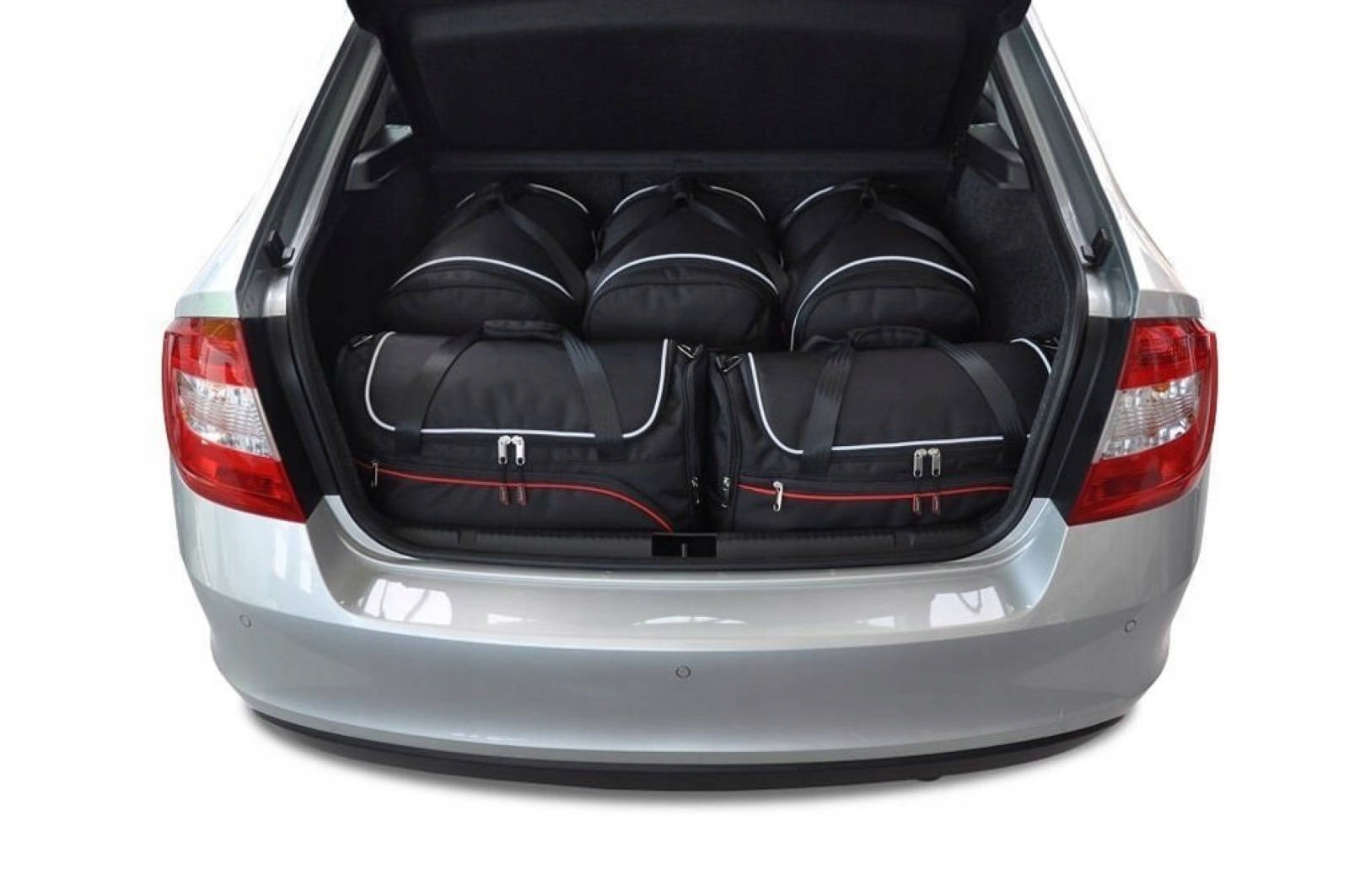 J&j Automotive Sada 5ks cestovných tašiek Aero pre Skoda Rapid Liftback 20