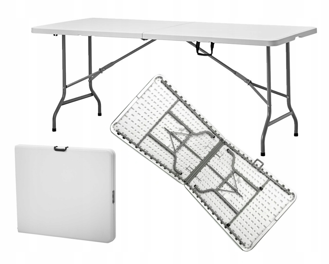 Składany stół Axley prostokątny 180 x 76 x 74 cm