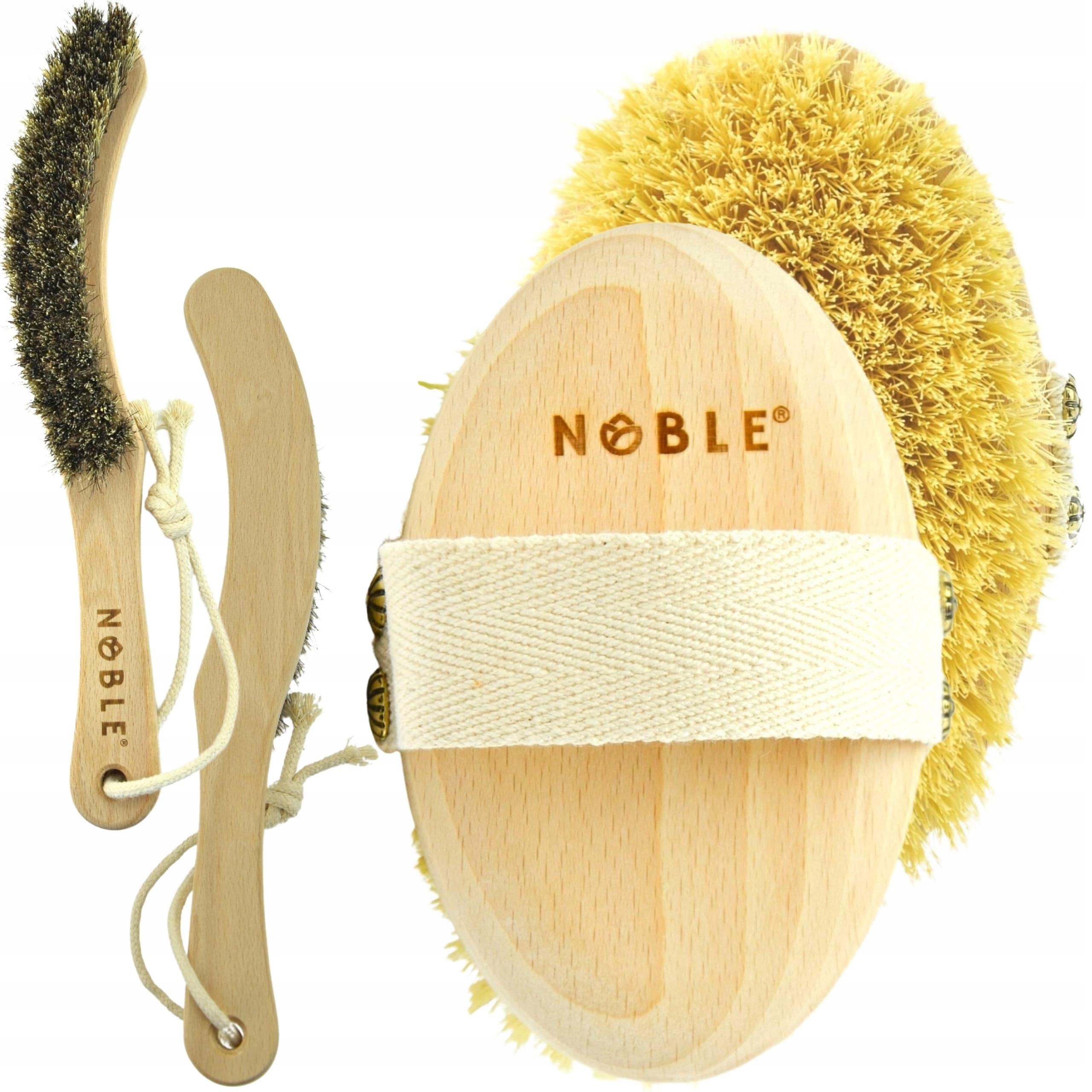 Zestaw 2x Szczotka Antycellulitowa Agawa Na Rozstępy Do Masażu Agawa Noble