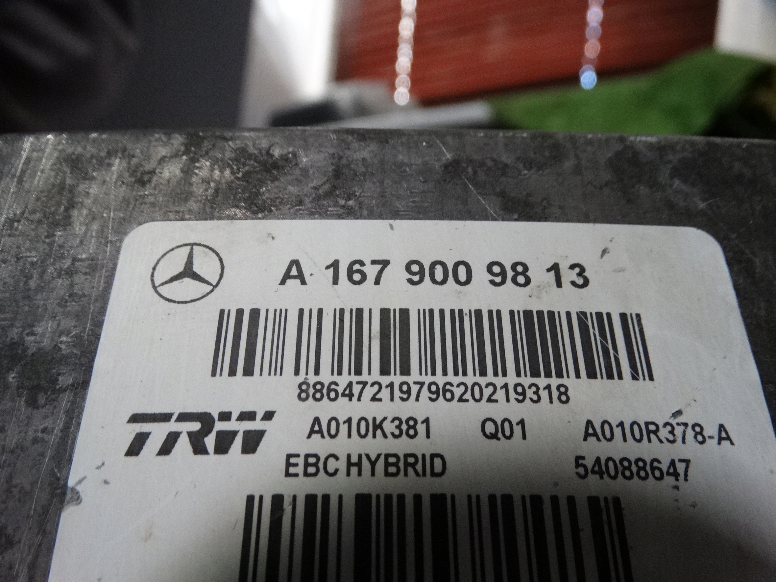 control unit pump ABS RADAR MERCEDES W167 1 9