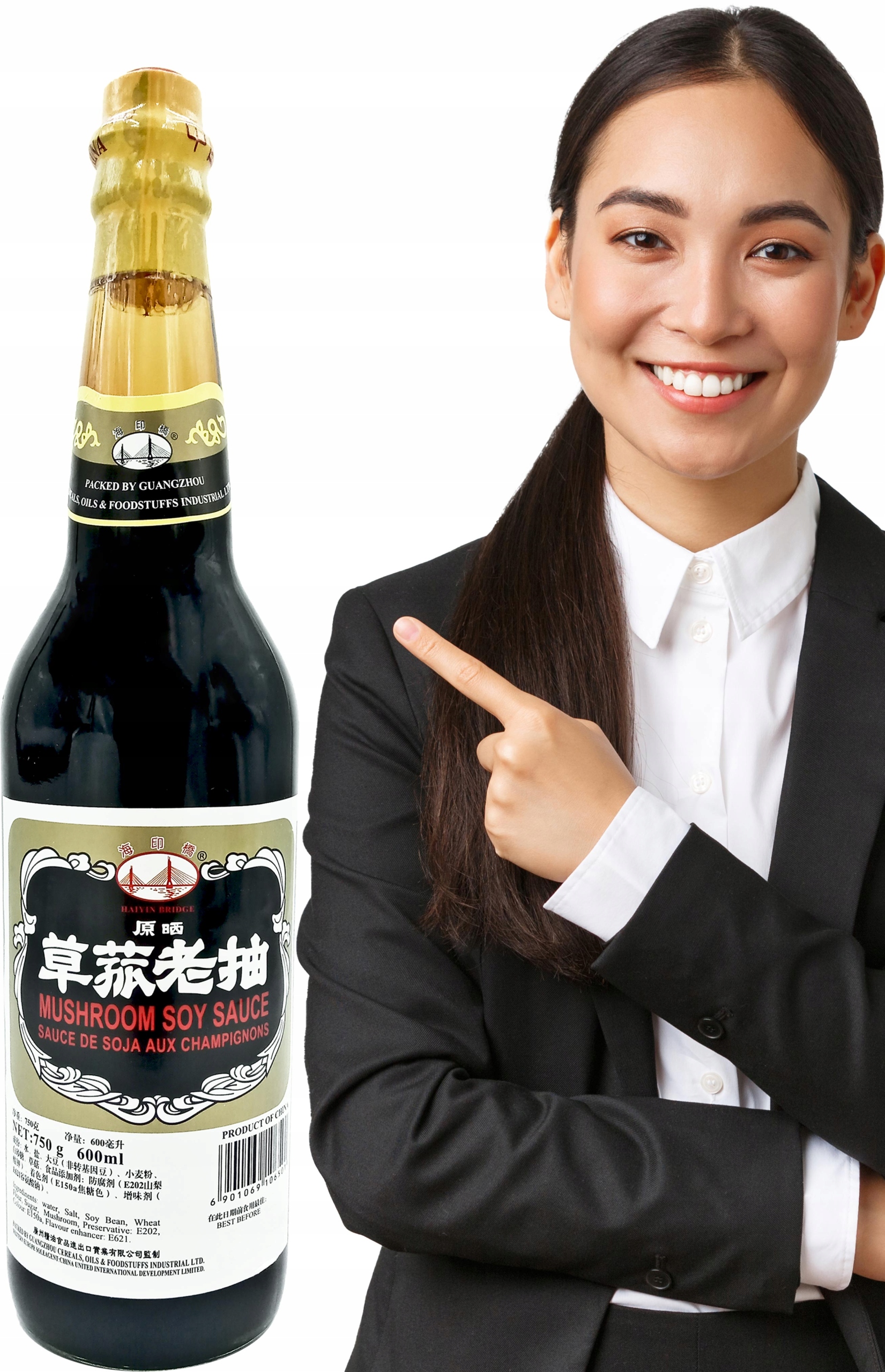 

Sos Sojowo Grzybowy 600ml Superior Soy Sauce