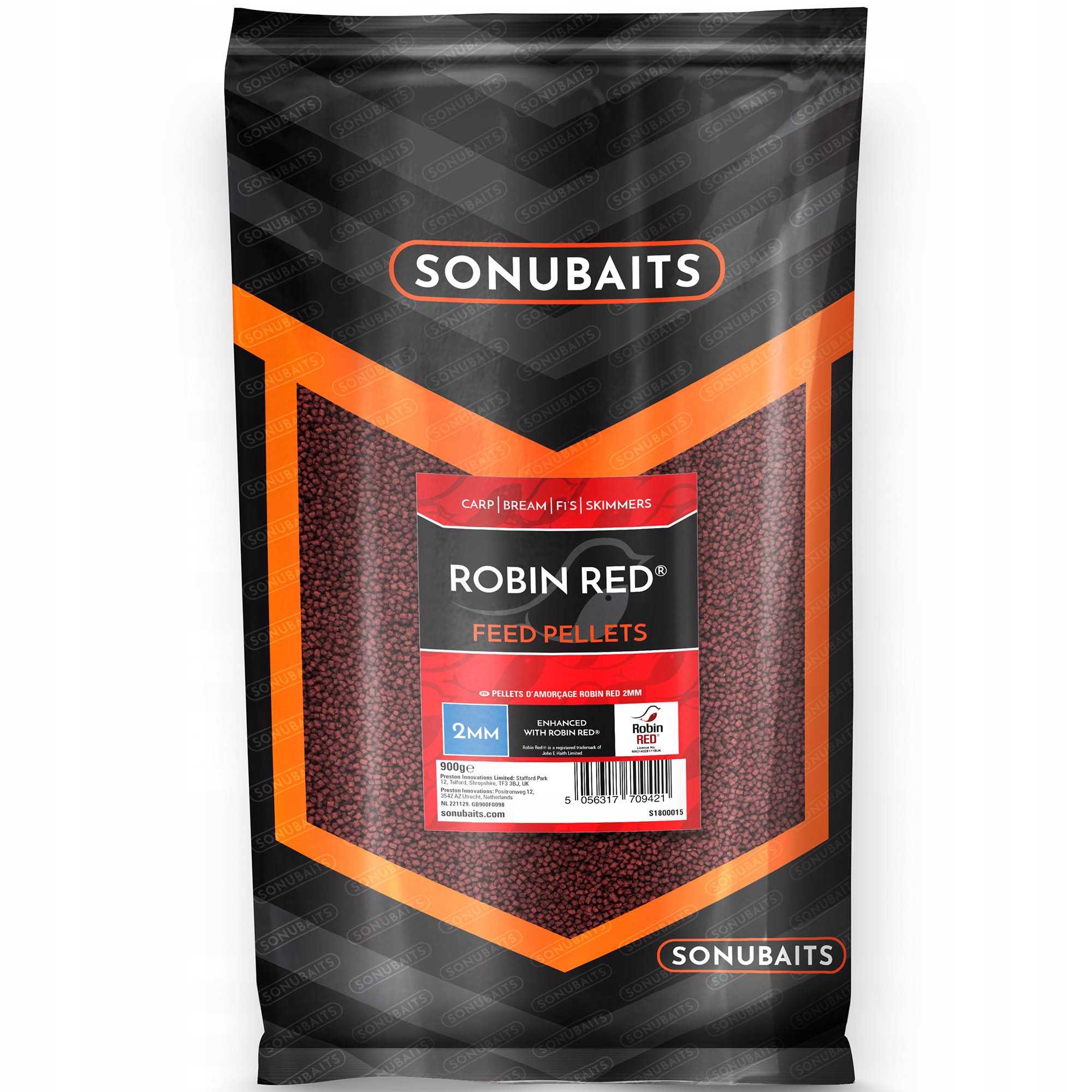 Pellet Sonubaits Feed Robin Red 2mm 900g