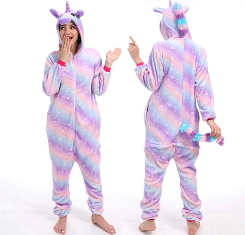 

Jednorożec Piżama Kigurumi Galaxy Fiolet 152