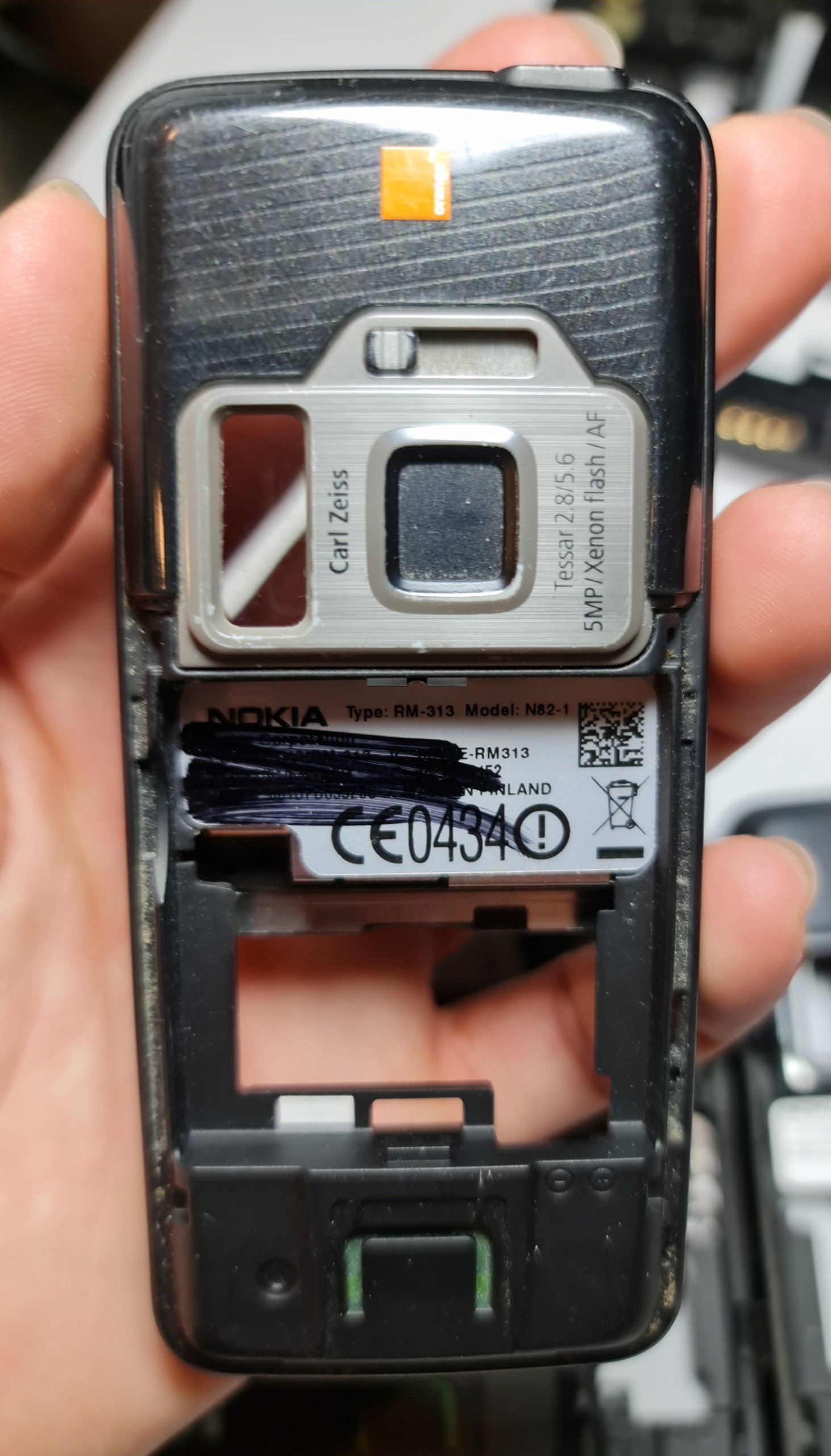 Nokia N82 Oryginalna korpus stan DOBRY Kolor czarny