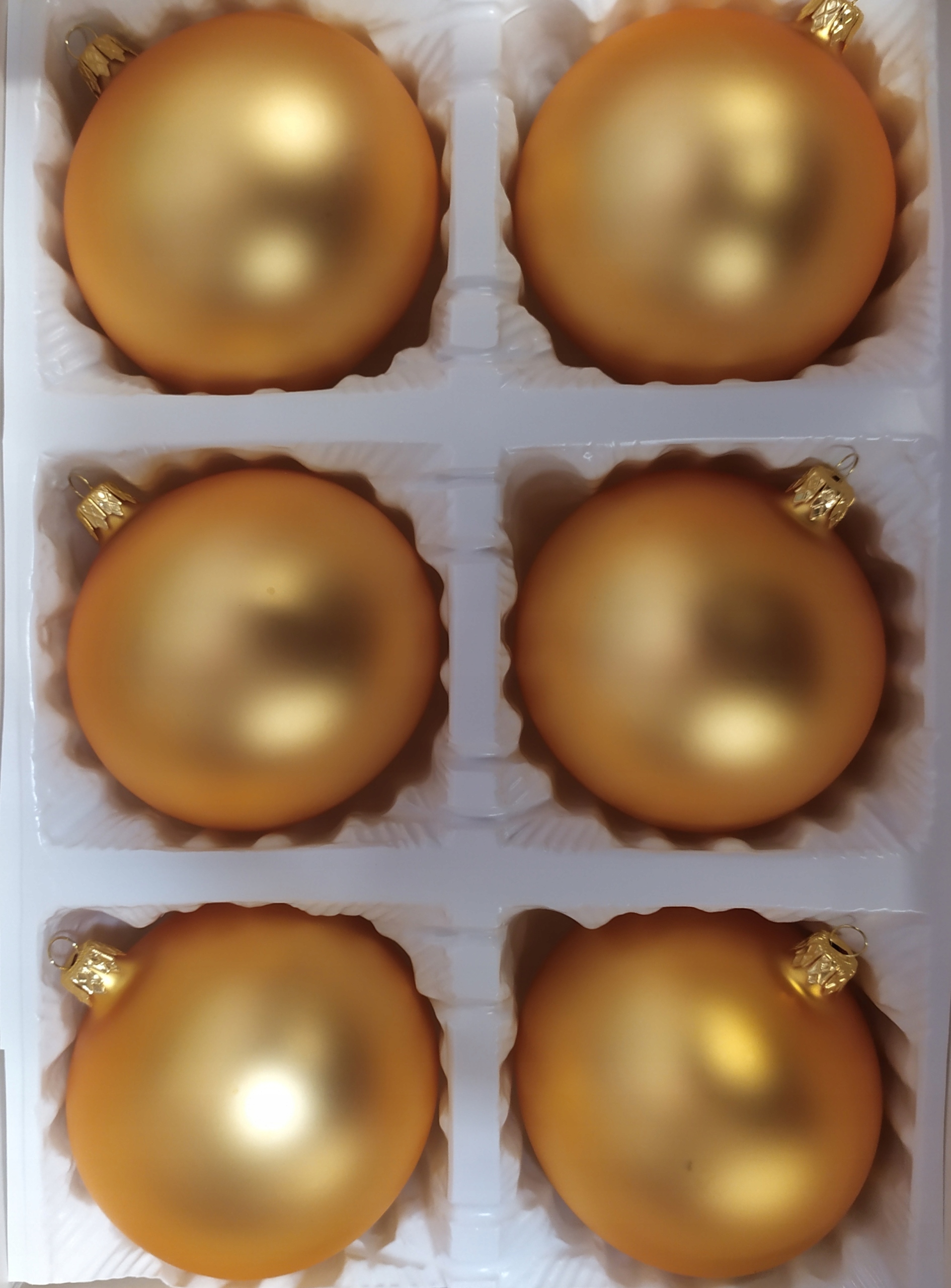 

Bombki bańki choinkowe szklane 8 cm 6 szt