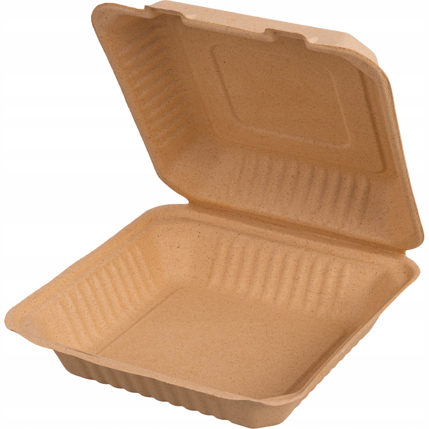 JEDNORAZOWE EKO OPAKOWANIE BURGER BOX NA WYNOS Z TRZCINY CUKROWEJ 50szt Kod producenta Burger Box