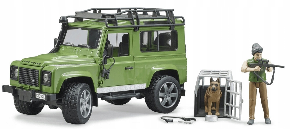 Samochód ZABAWKI Land Rover Defender z Figurką Bohater Inny