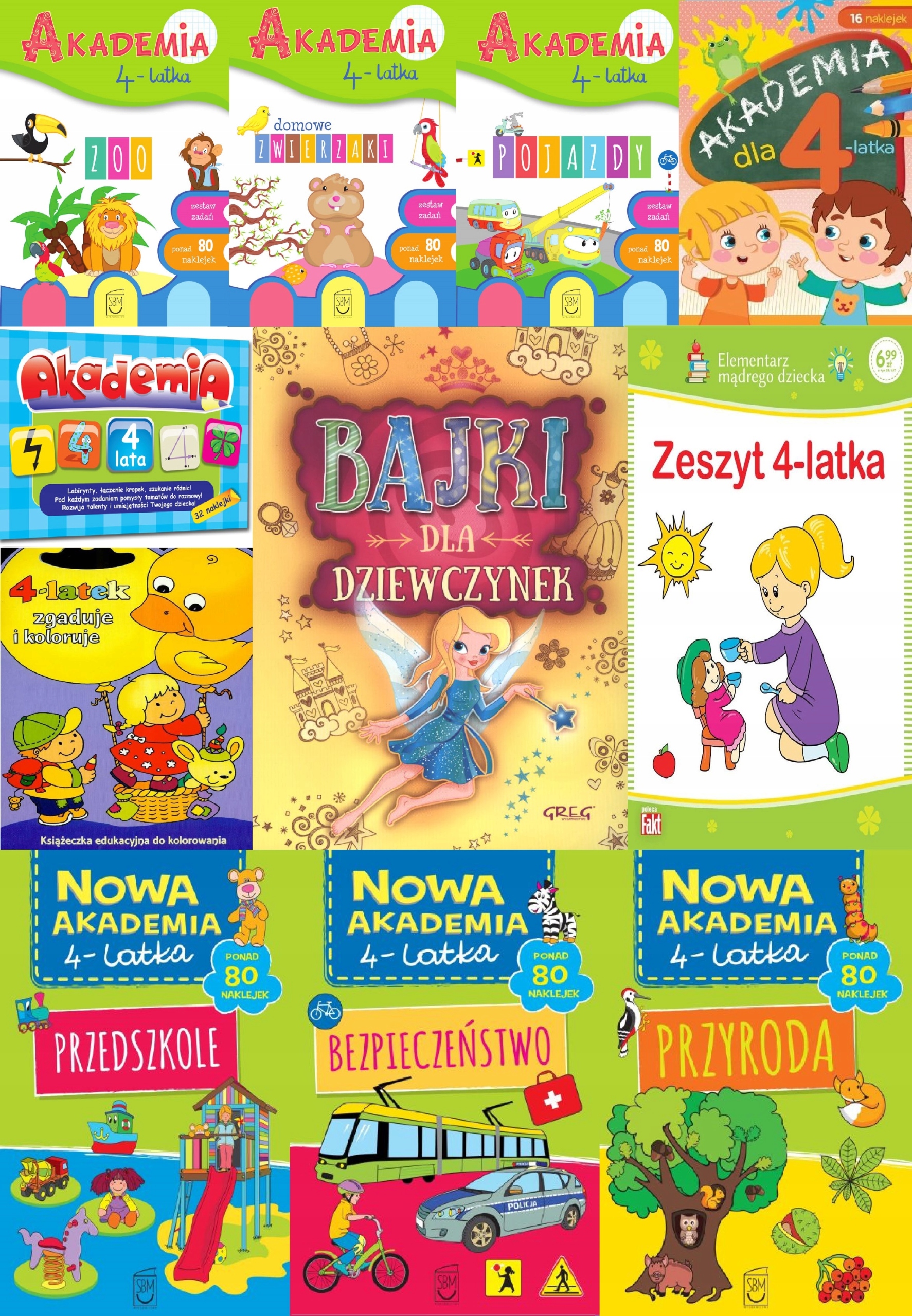 

Magiczny zestaw książeczek dla 4-latki